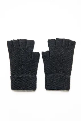 Knit fingerless gloves