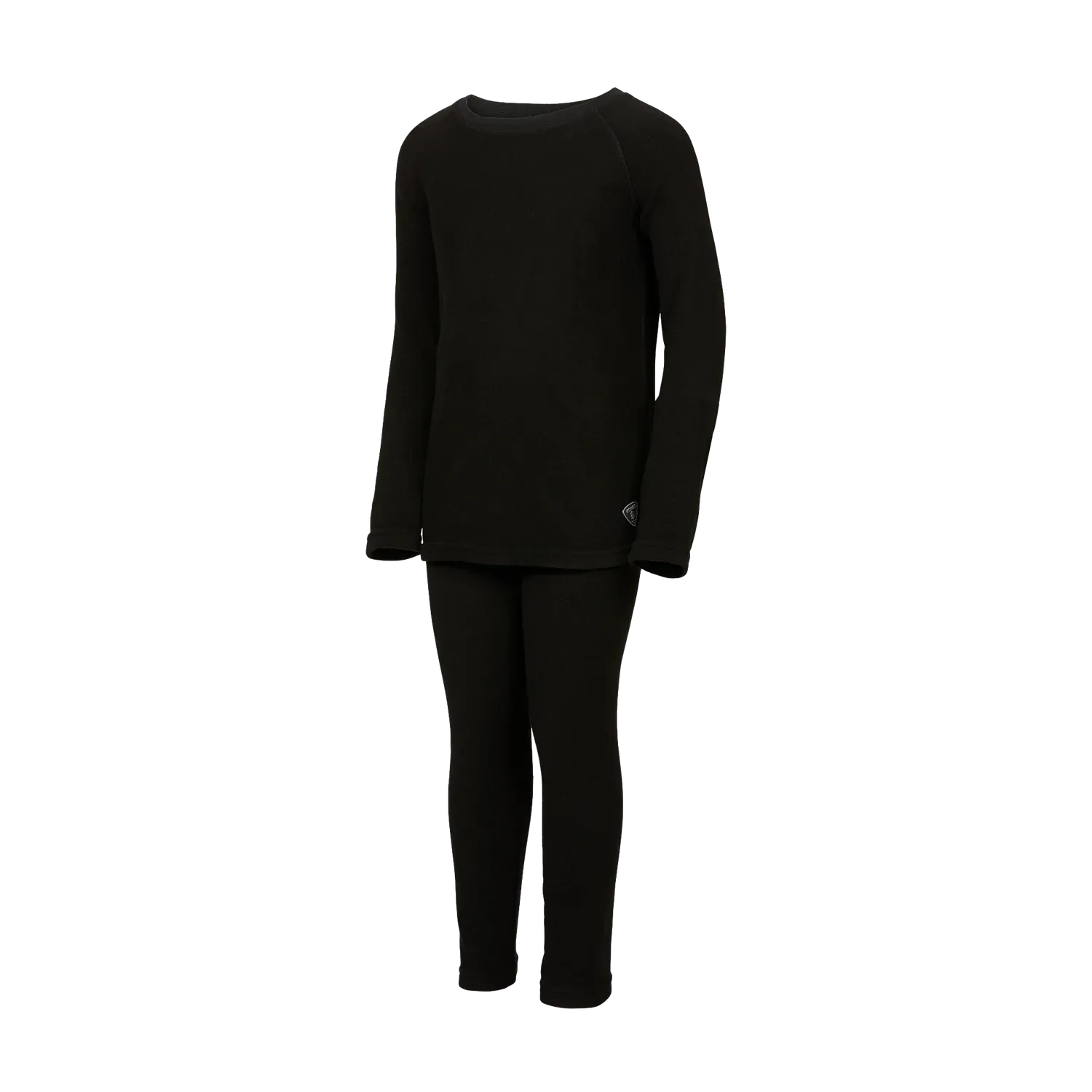 Kombi Black Cozy Fleece Thermal Base Layer Set