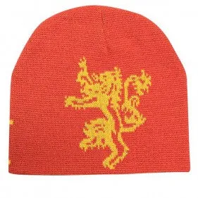 Lannister Beanie and Scarf Set: Game of Thrones