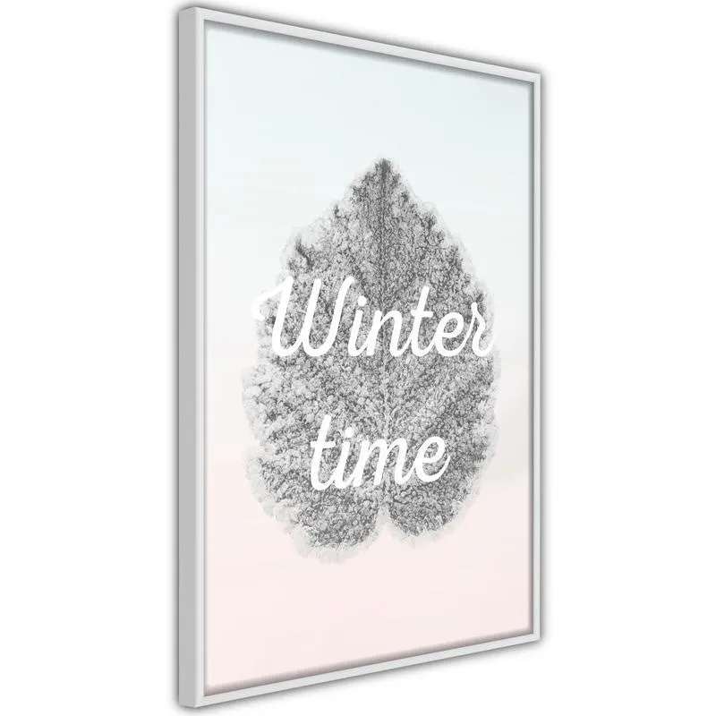 Leaf Poster for Winter Season