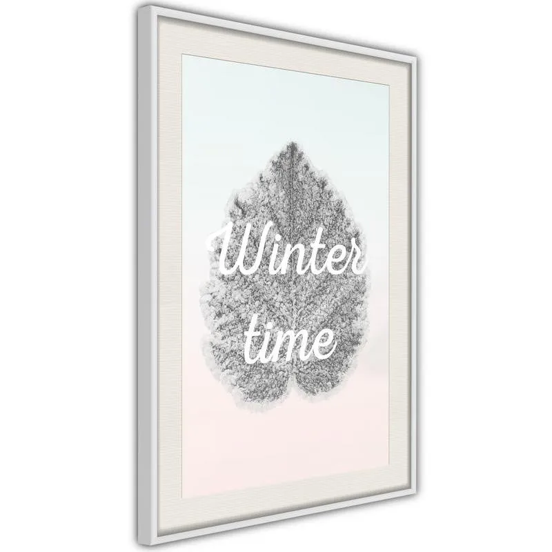 Leaf Poster for Winter Season