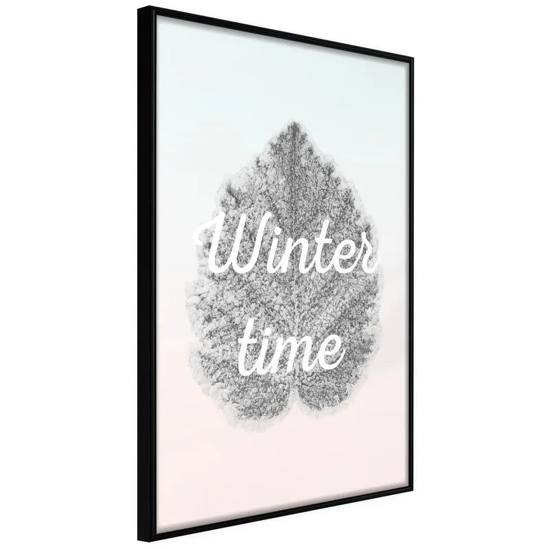 Leaf Poster for Winter Season