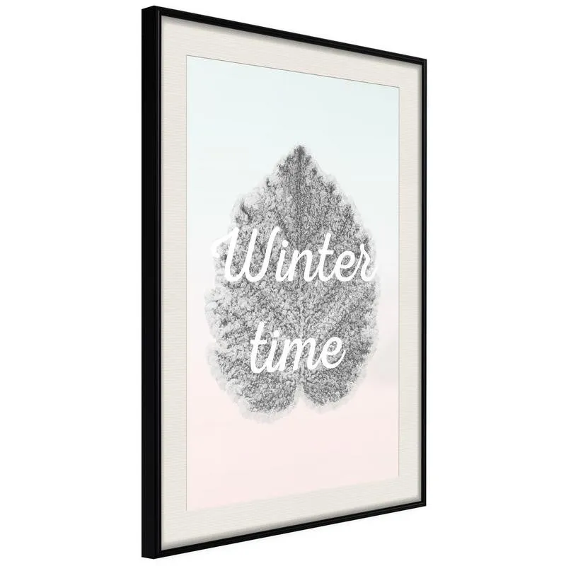 Leaf Poster for Winter Season