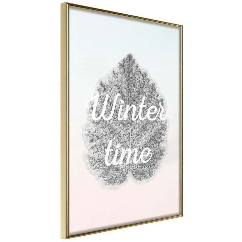 Leaf Poster for Winter Season