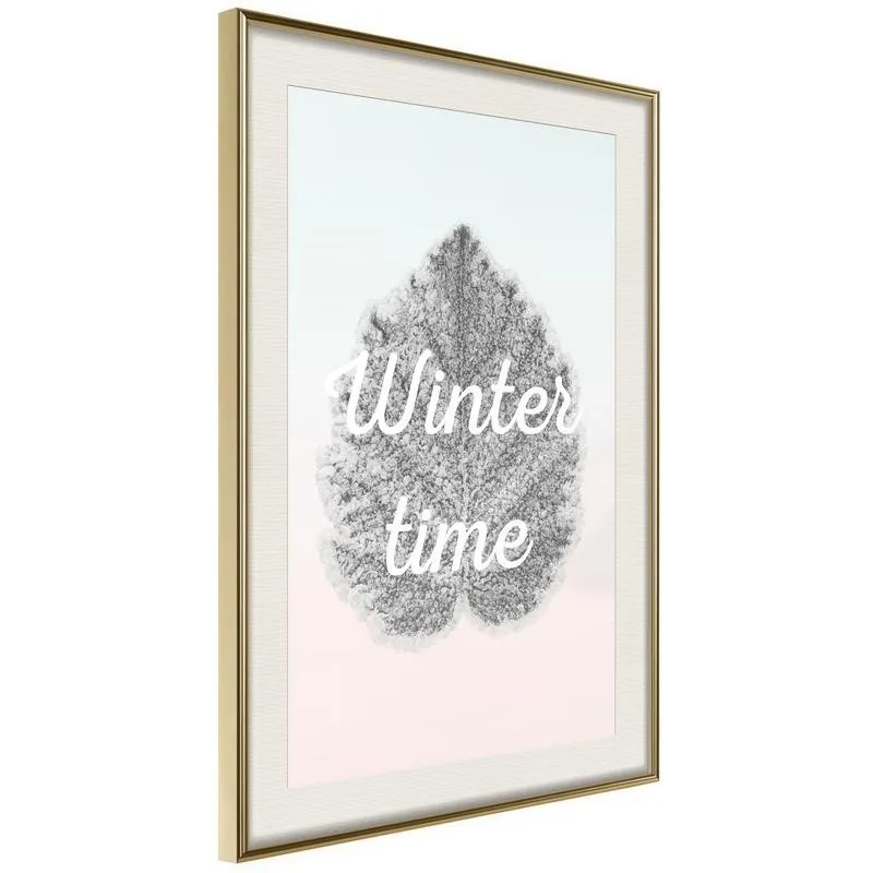 Leaf Poster for Winter Season