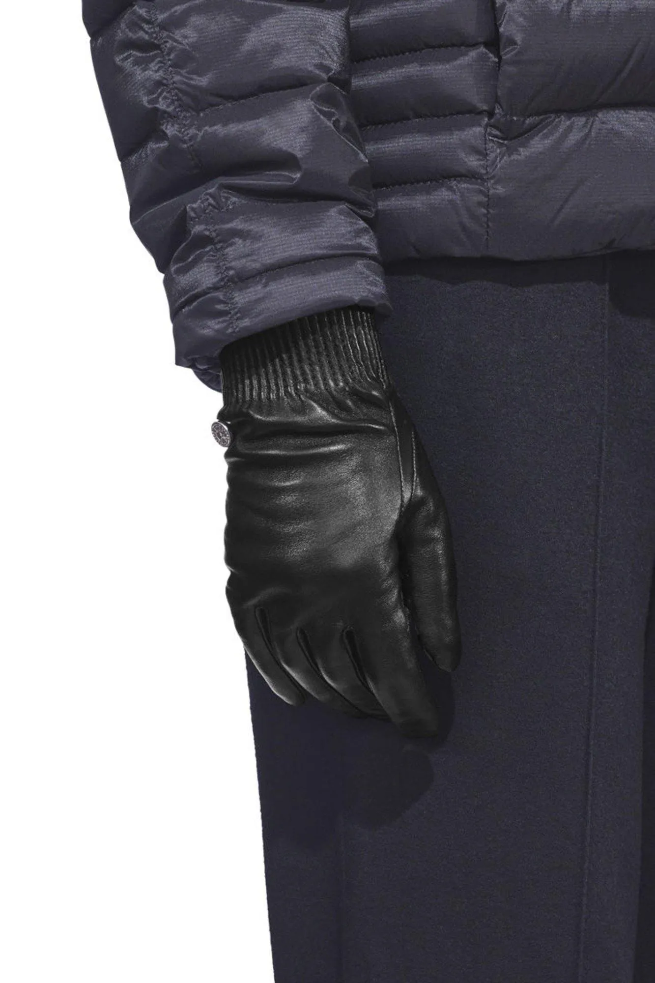 Leather Women's Rib Gloves