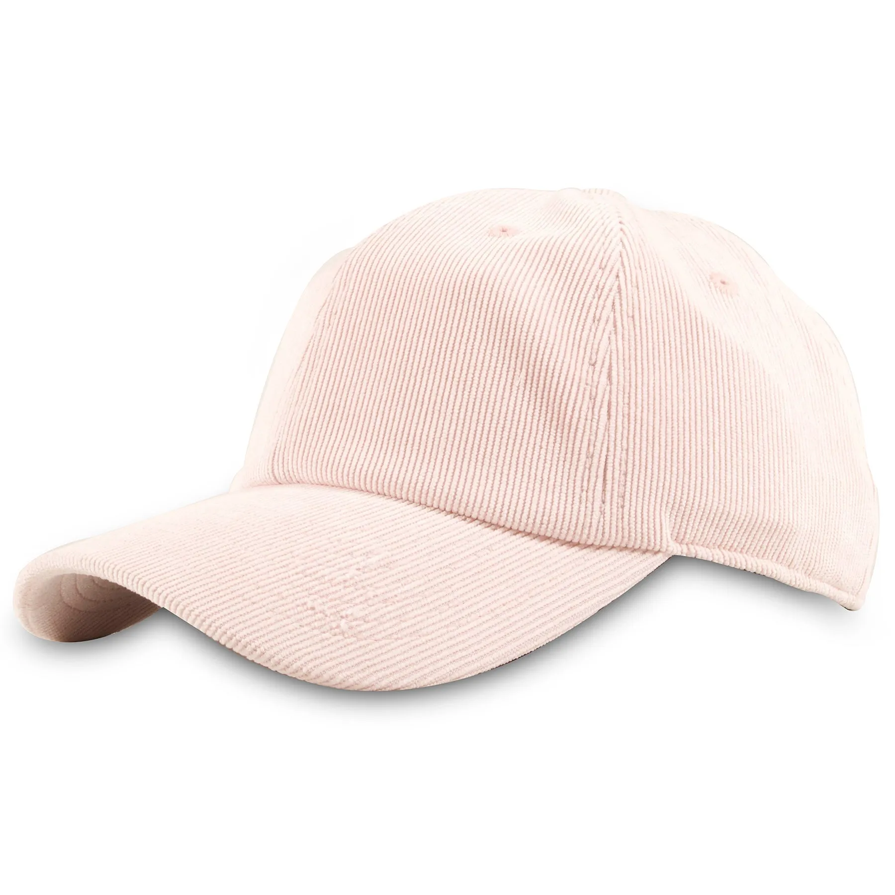 Light Pink Corduroy Adjustable Dad Hat