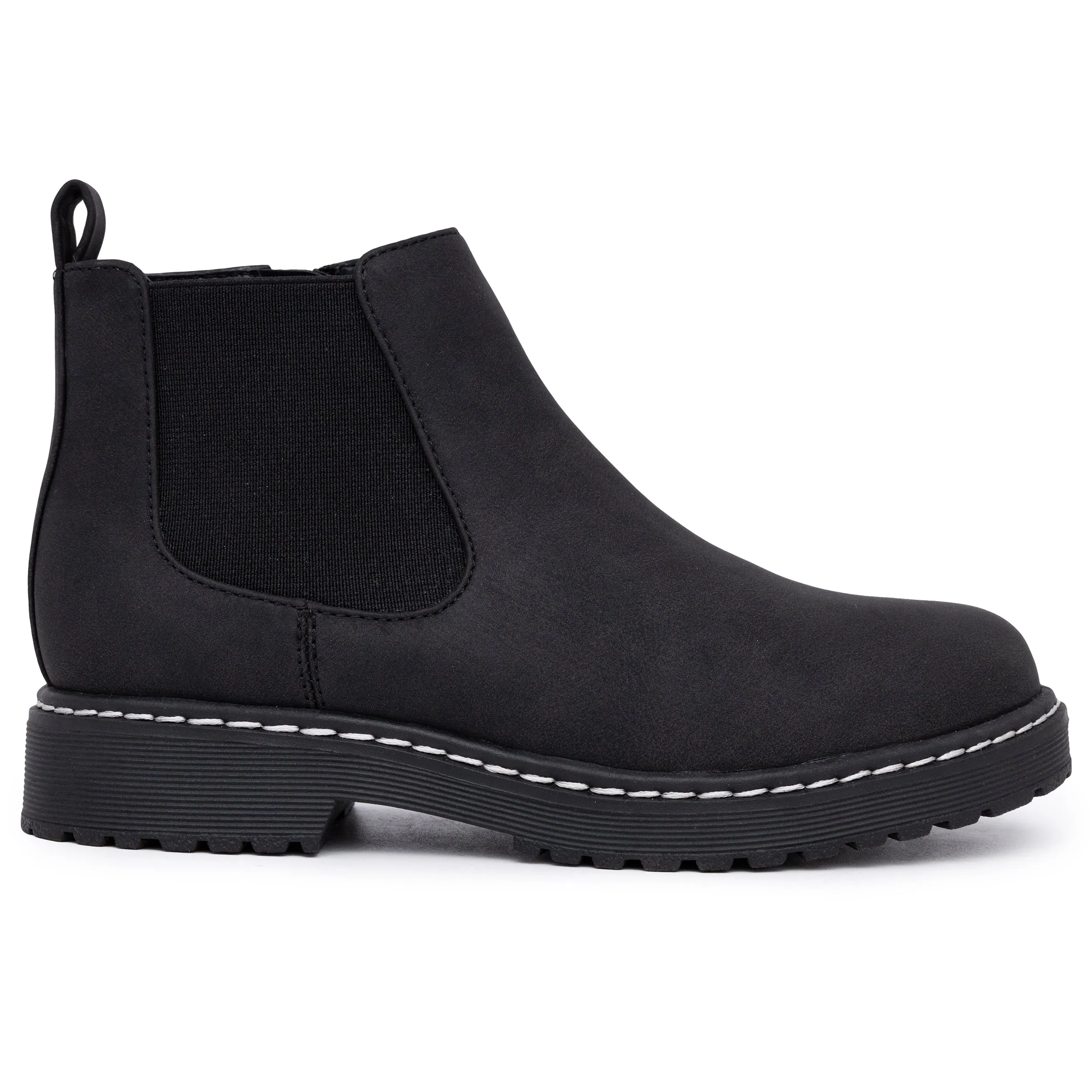 Little Girls Pull-On Round Toe Chelsea Boots