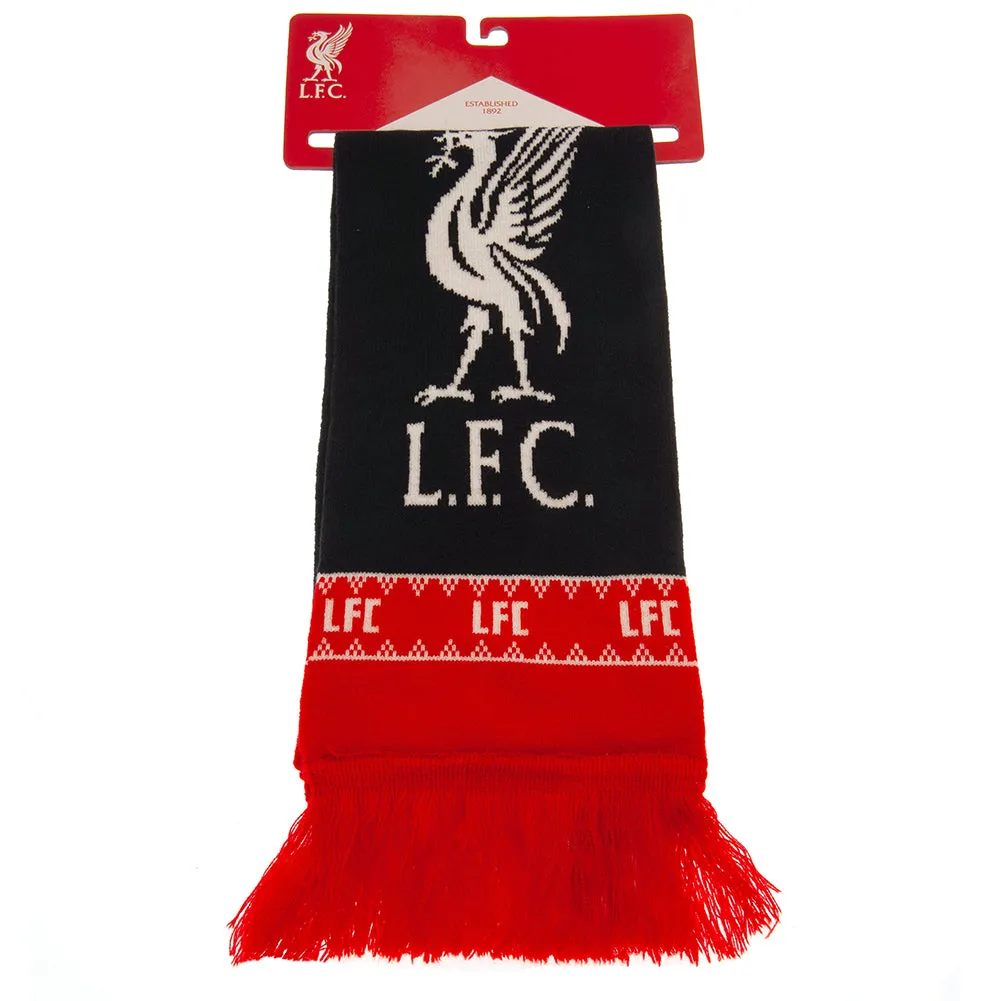 Liverpool FC Snowflake Scarf - Buy Online