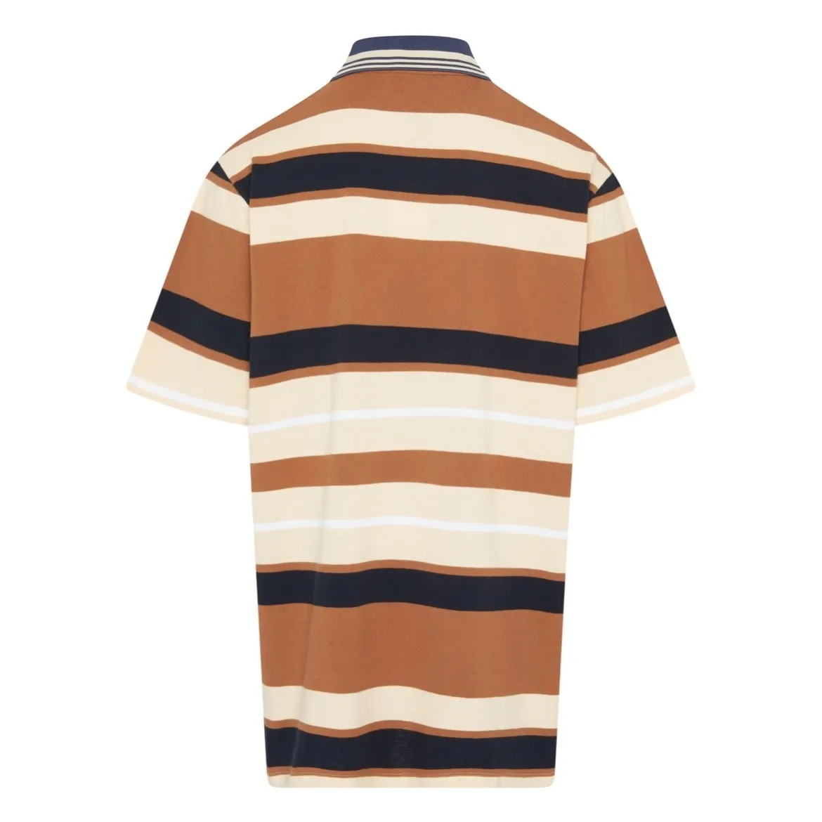 LOEWE  |Stripes Cotton Short Sleeves Oversized Luxury Polos