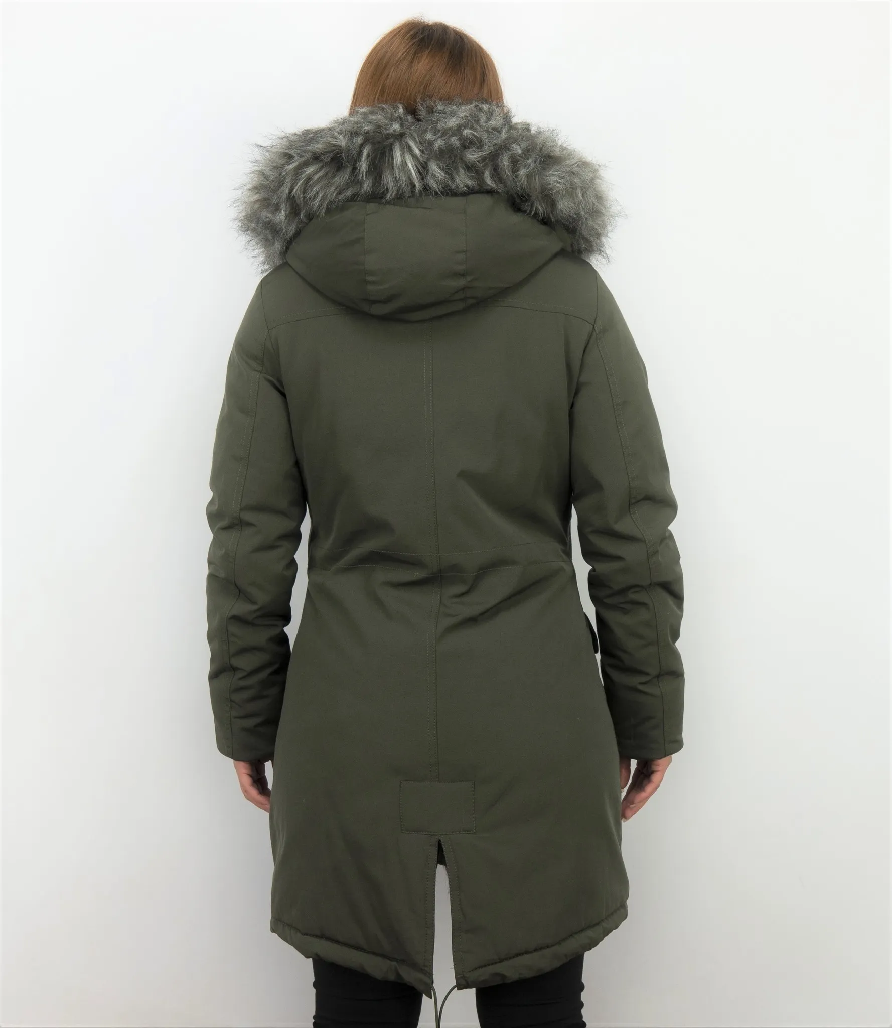 Long Parka Ladies Winter Coat Green |