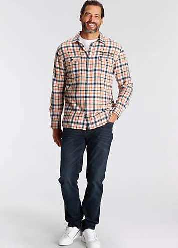 Long Sleeve Flannel Shirt by Man’s World | Look Again