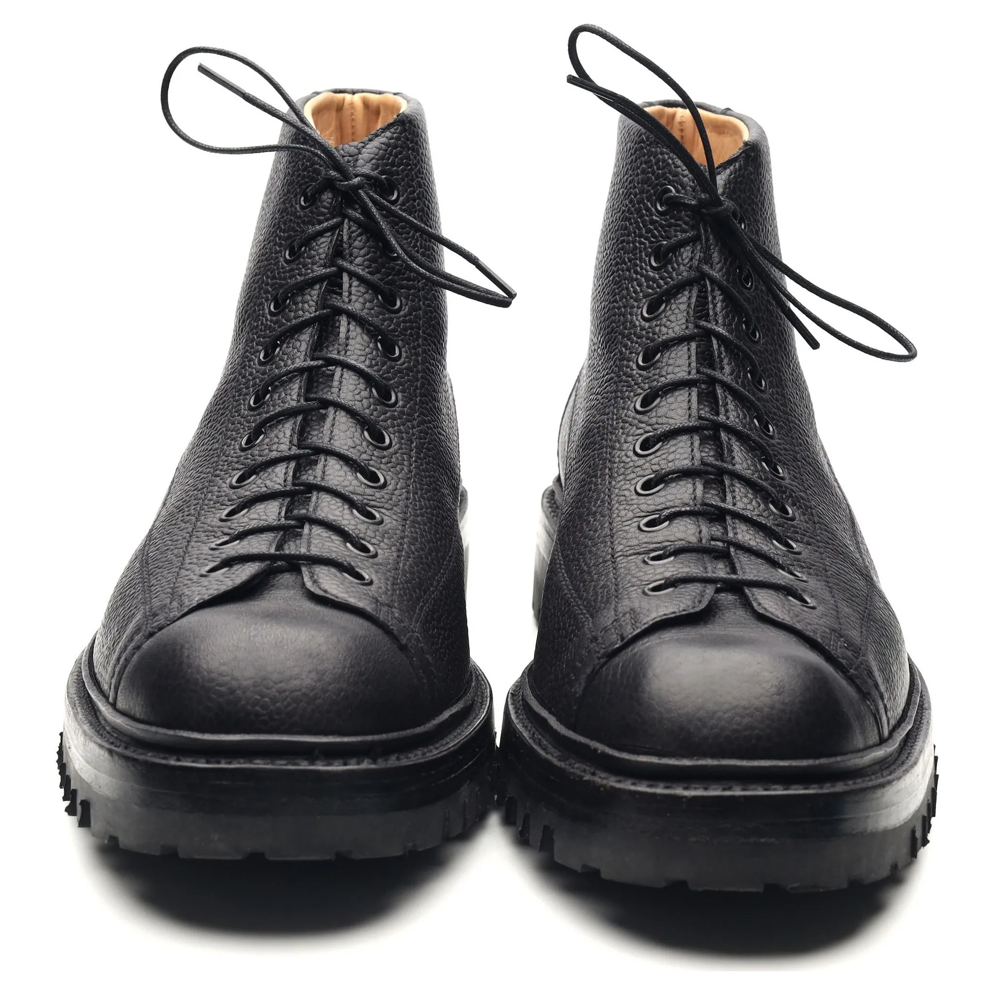 Lou Dalton Black Leather Boots UK 10.5 F