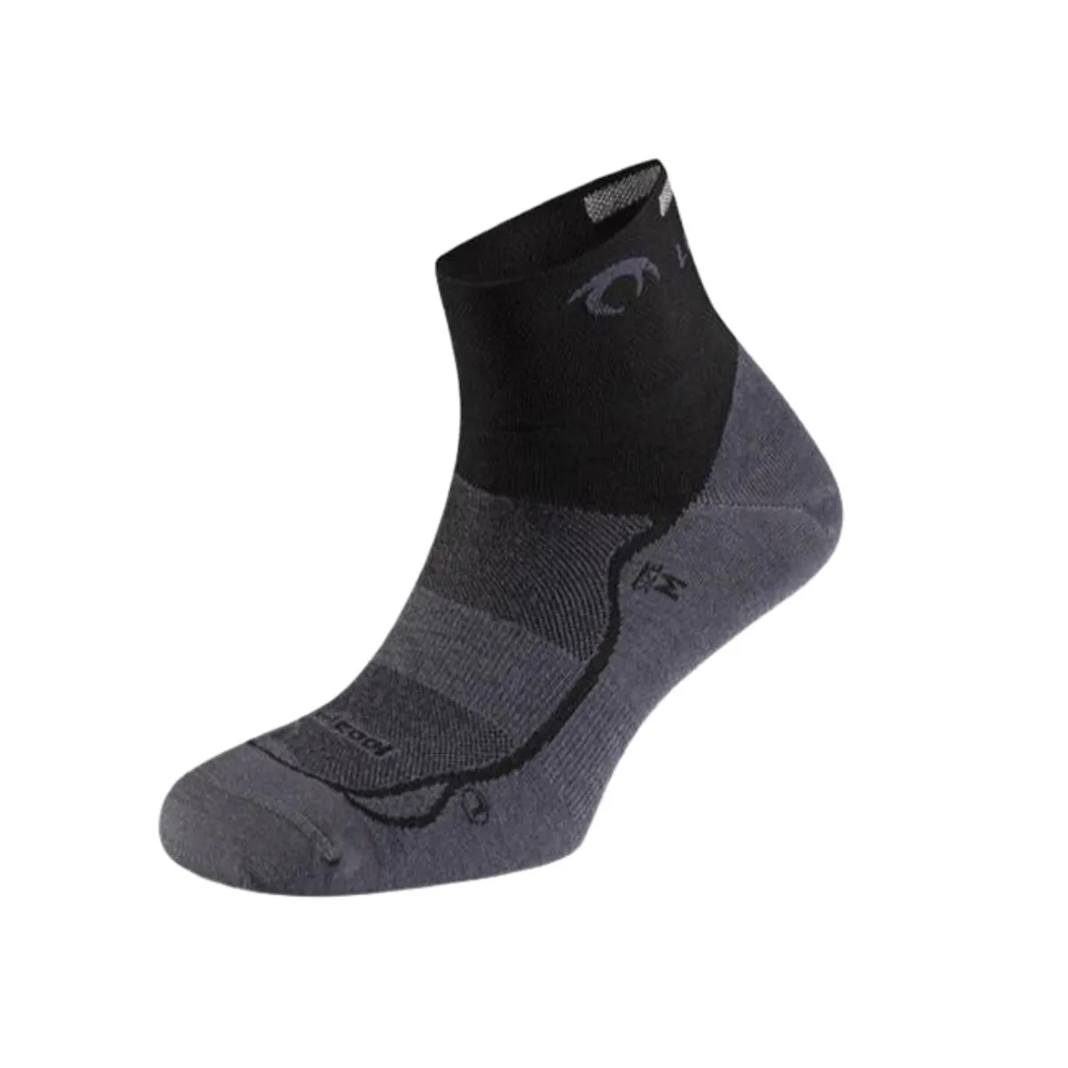 Lurbel Race Three Gray Black Socks