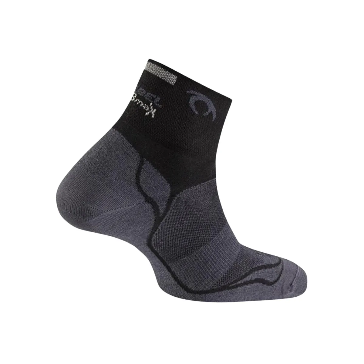 Lurbel Race Three Gray Black Socks