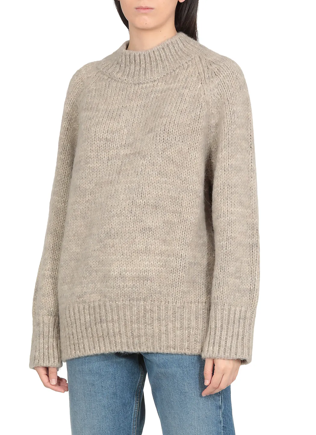 Maison Margiela Knit Jumper with Ribbed Details