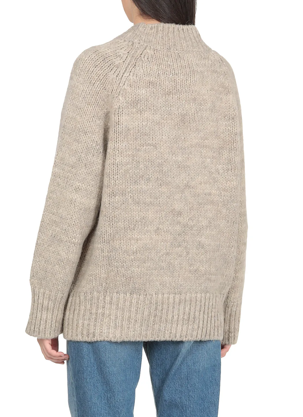 Maison Margiela Knit Jumper with Ribbed Details