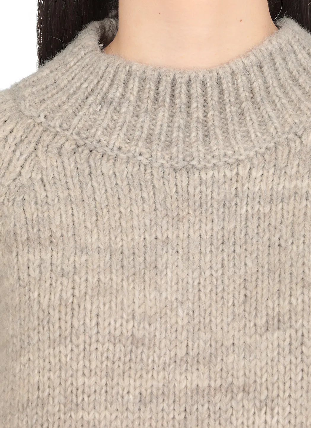 Maison Margiela Knit Jumper with Ribbed Details