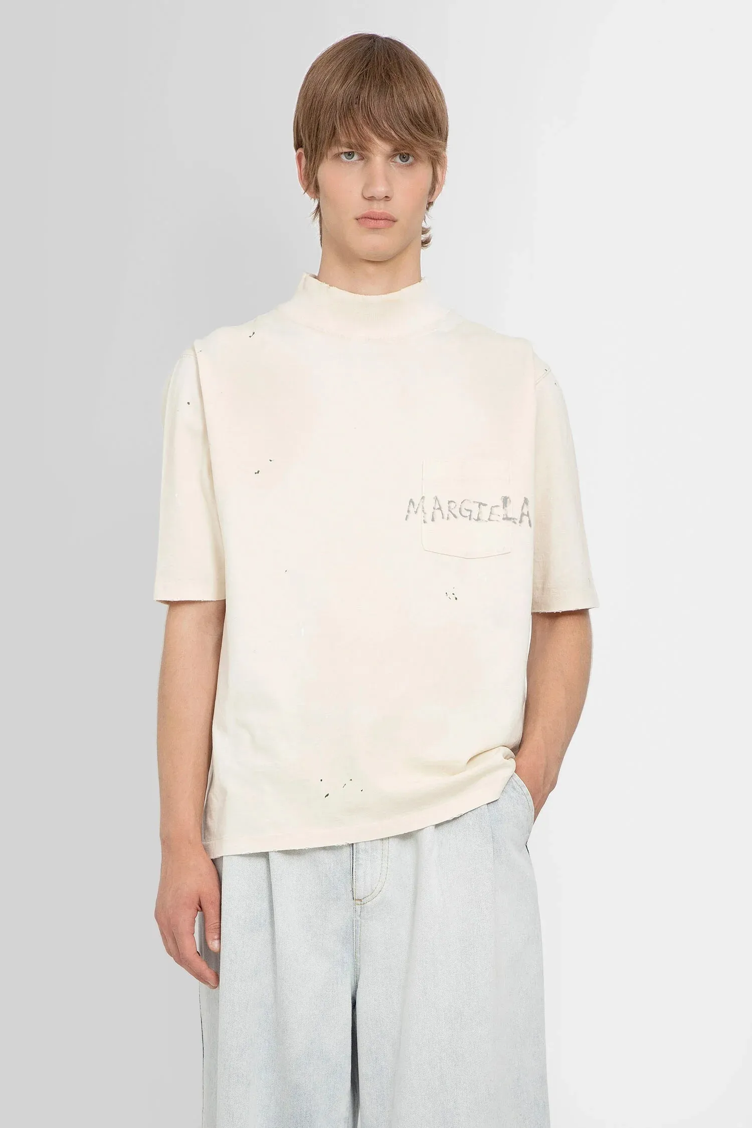 Maison Margiela  |Unisex Street Style Cotton Oversized Logo Designers T-Shirts