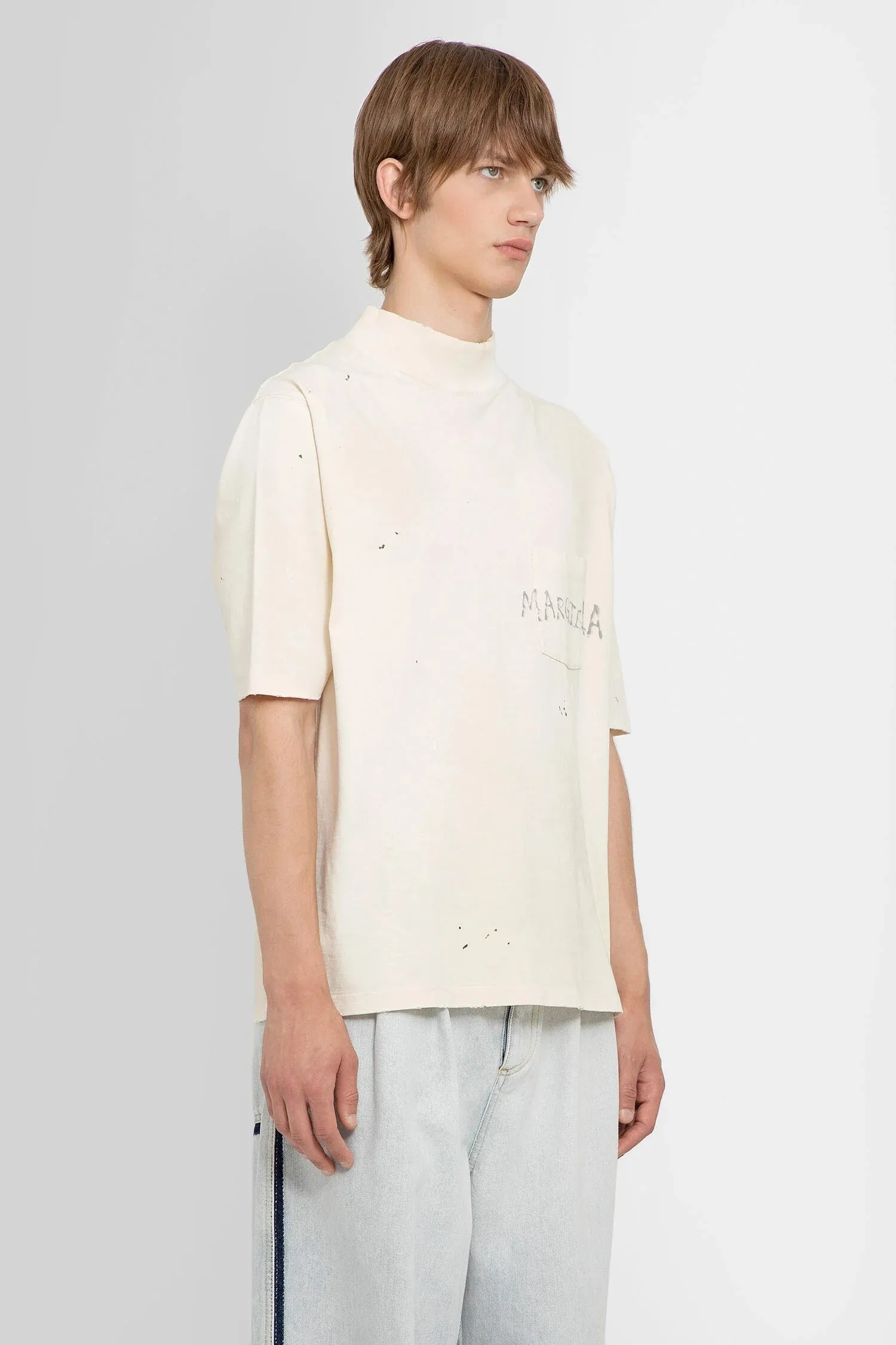 Maison Margiela  |Unisex Street Style Cotton Oversized Logo Designers T-Shirts