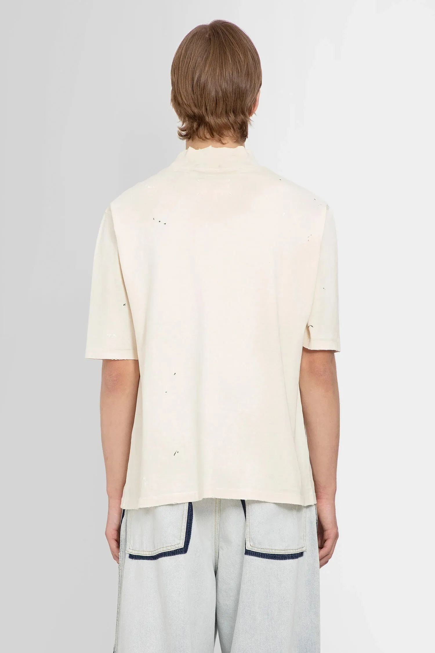 Maison Margiela  |Unisex Street Style Cotton Oversized Logo Designers T-Shirts