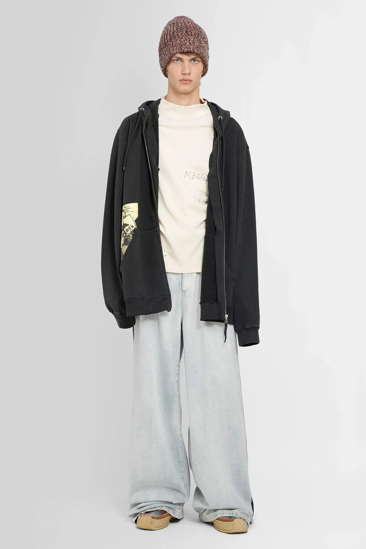 Maison Margiela  |Unisex Street Style Cotton Oversized Logo Designers T-Shirts