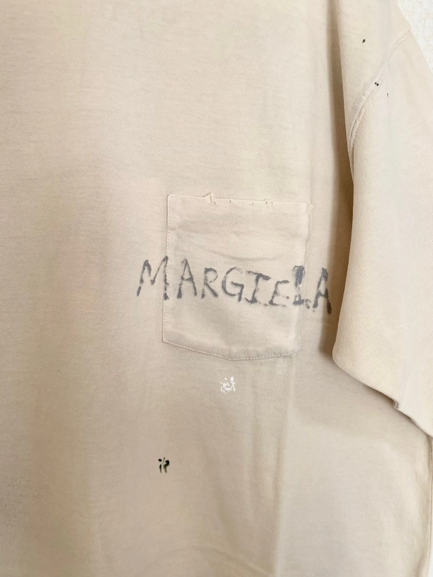 Maison Margiela  |Unisex Street Style Cotton Oversized Logo Designers T-Shirts