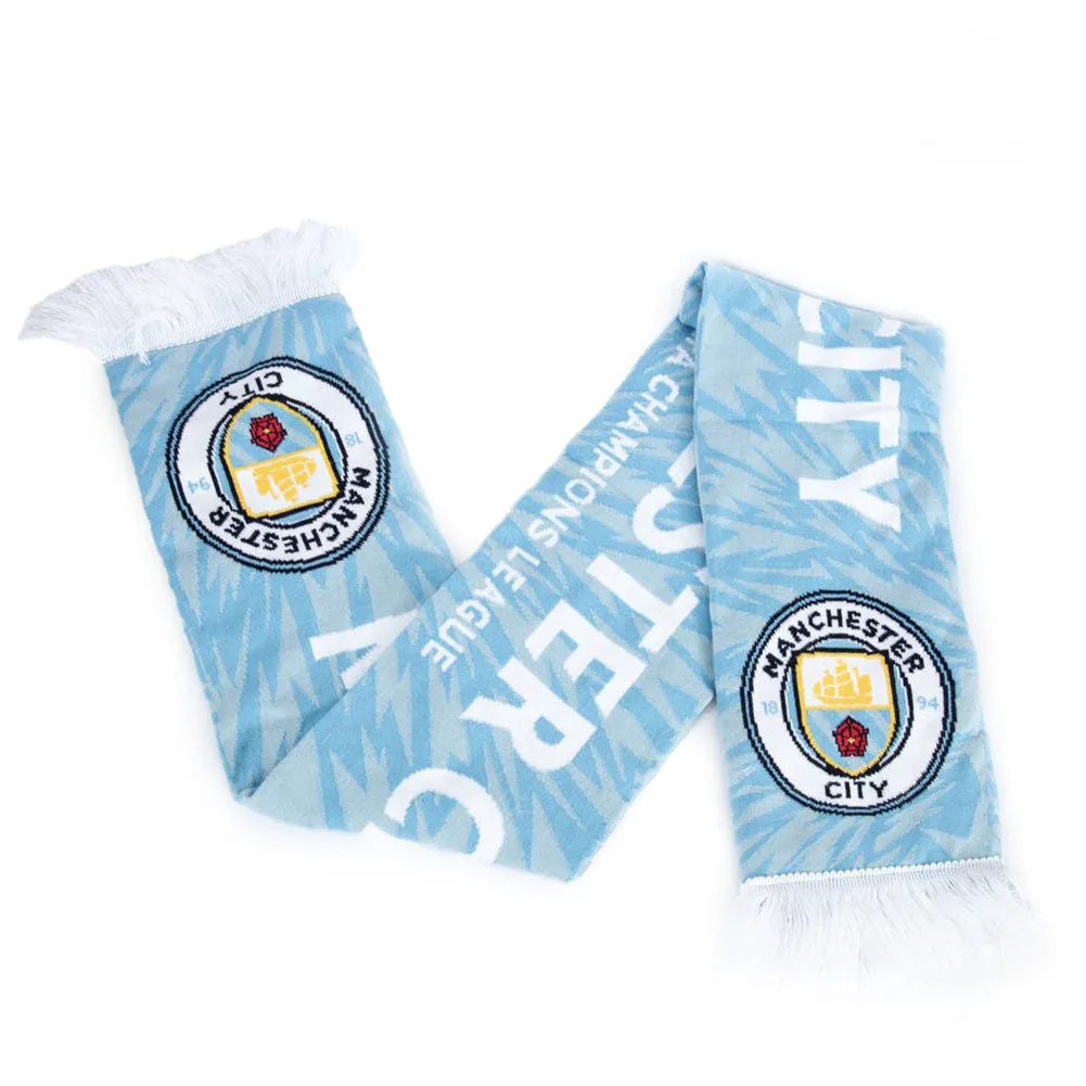 Manchester City Champions League Scarf