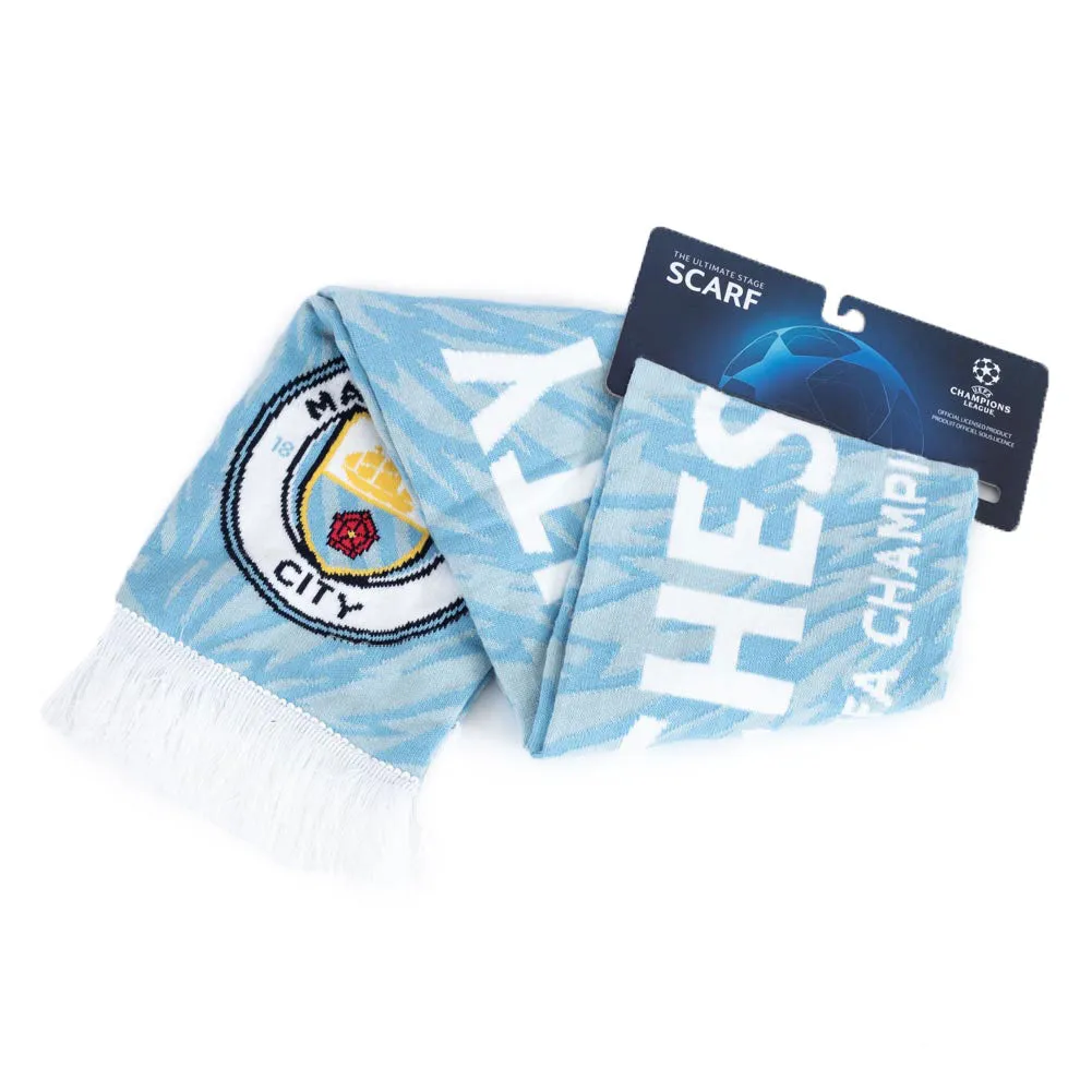 Manchester City Champions League Scarf