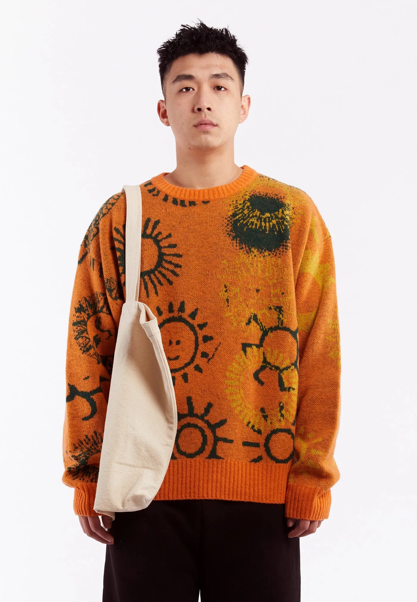 Many Many Suns Ago Knit Sweater - tangtastic