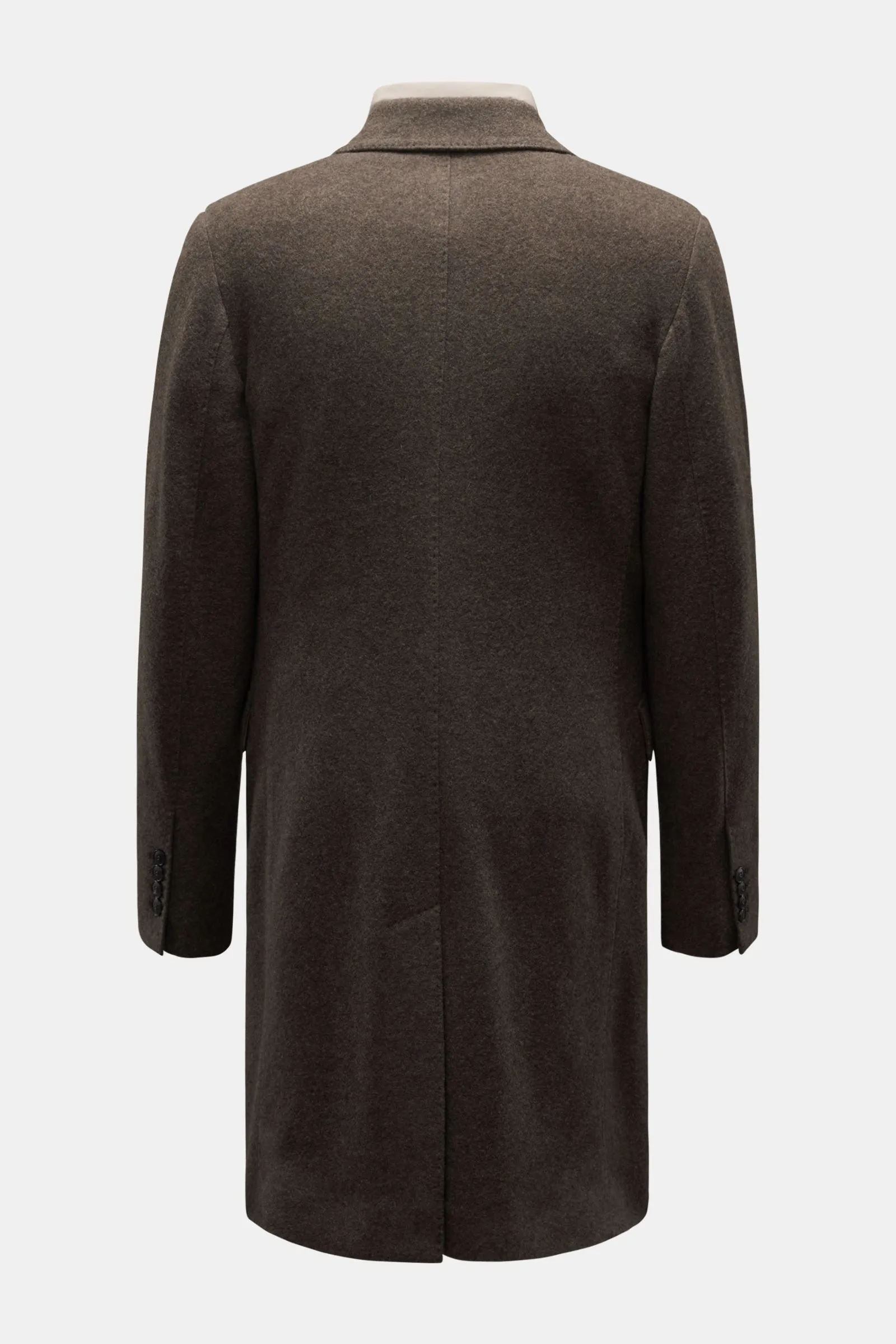 MANZONI 24 jersey wool coat grey-brown