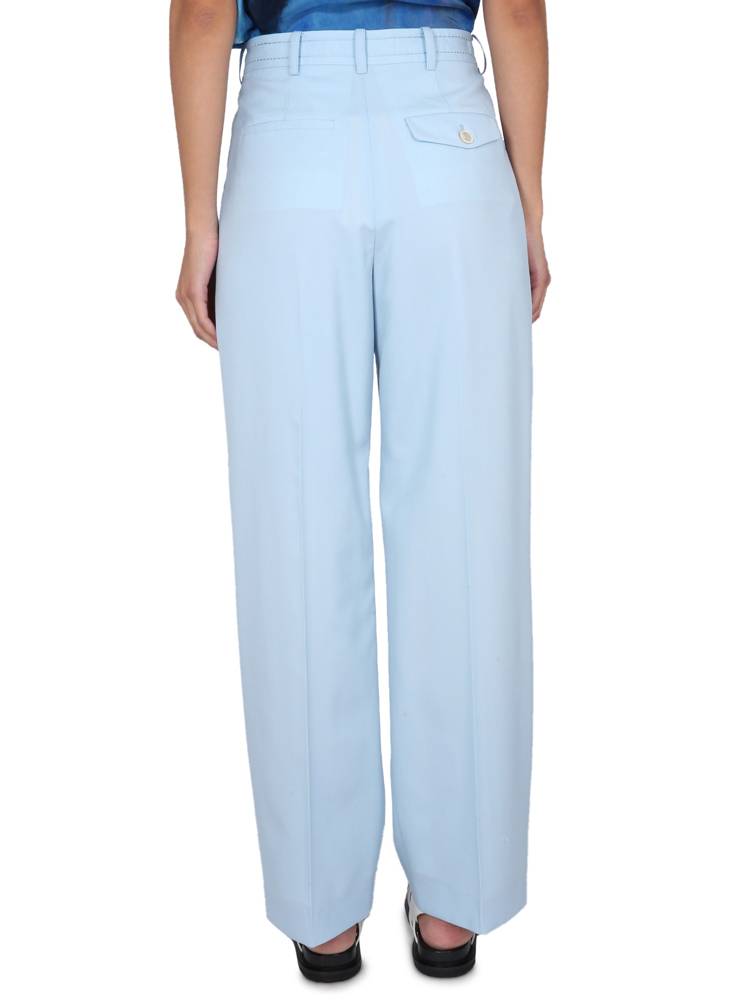 Marni Cool Wool Wide Leg Pants