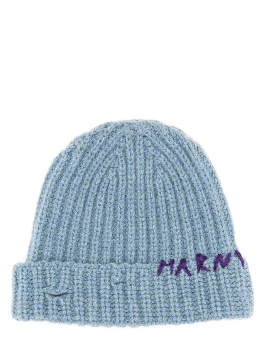 MARNI wool beanie hat