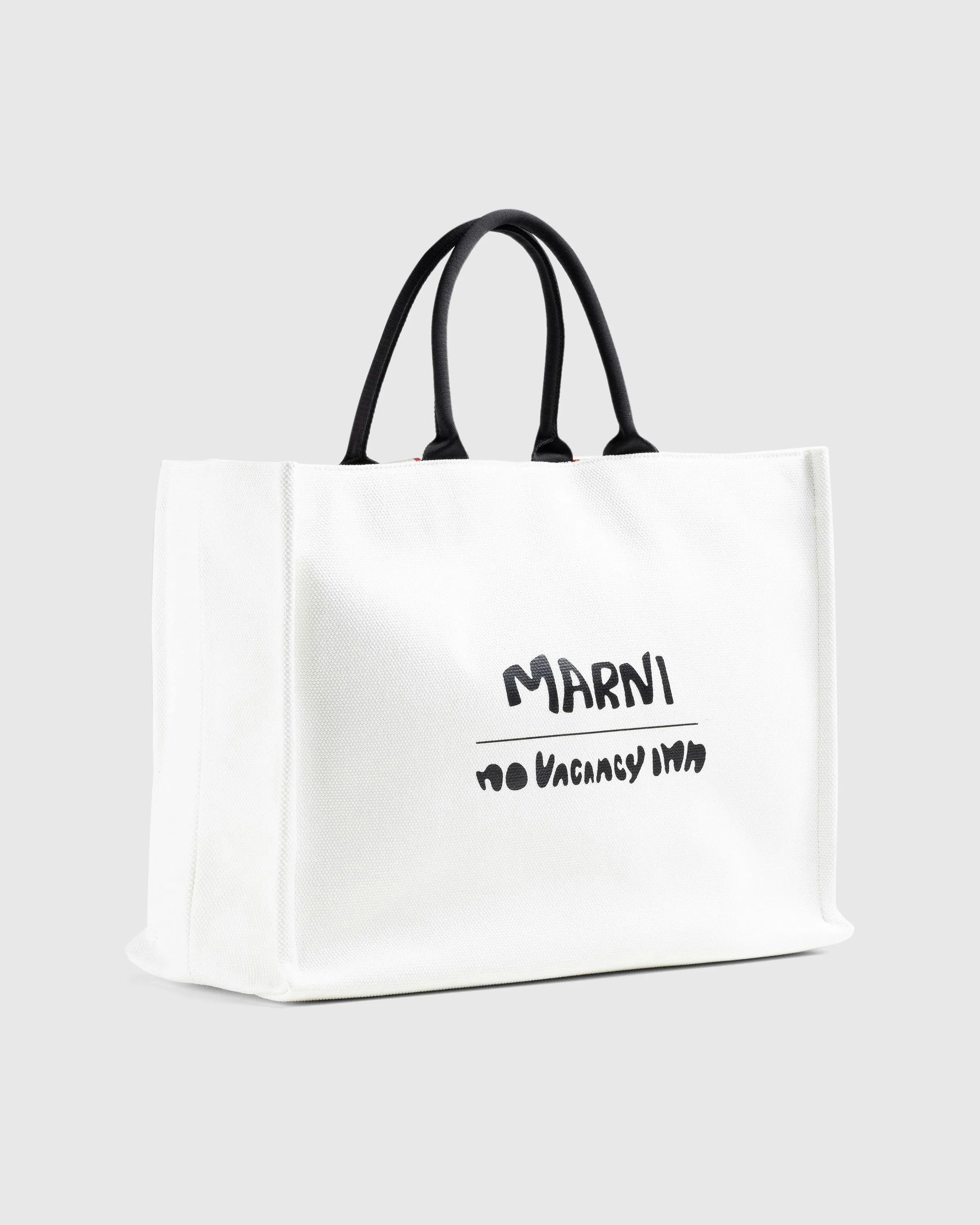 Marni x No Vacancy Inn – Bey Tote Bag Shell/Black | Highsnobiety Shop