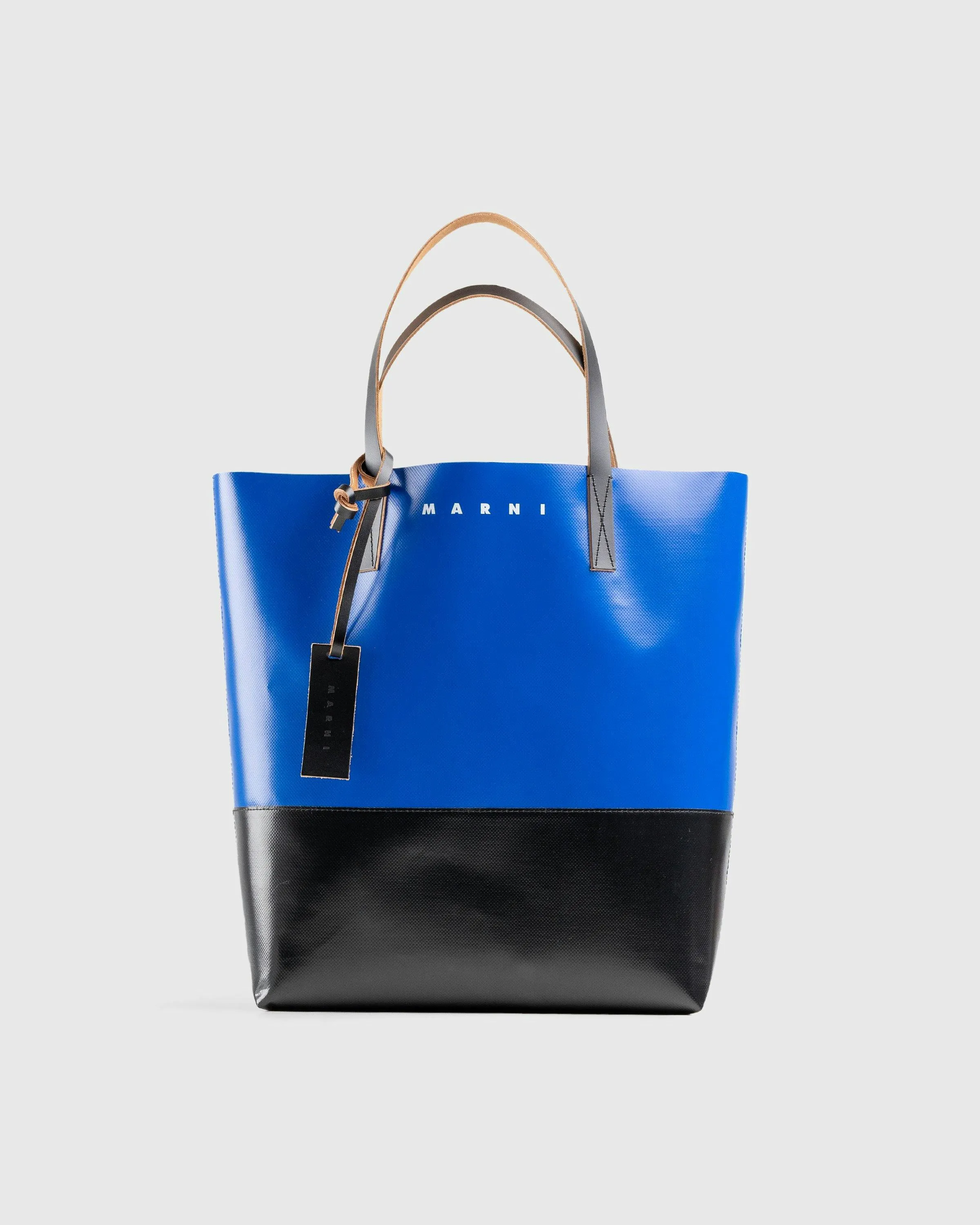 Marni – Tribeca Two-Tone Tote Bag Blue | Highsnobiety Shop