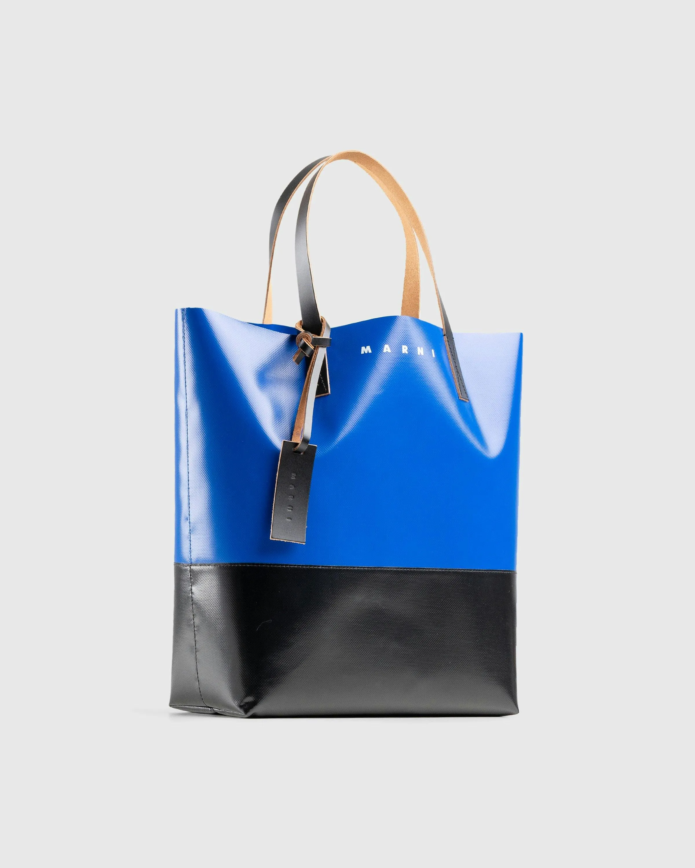 Marni – Tribeca Two-Tone Tote Bag Blue | Highsnobiety Shop