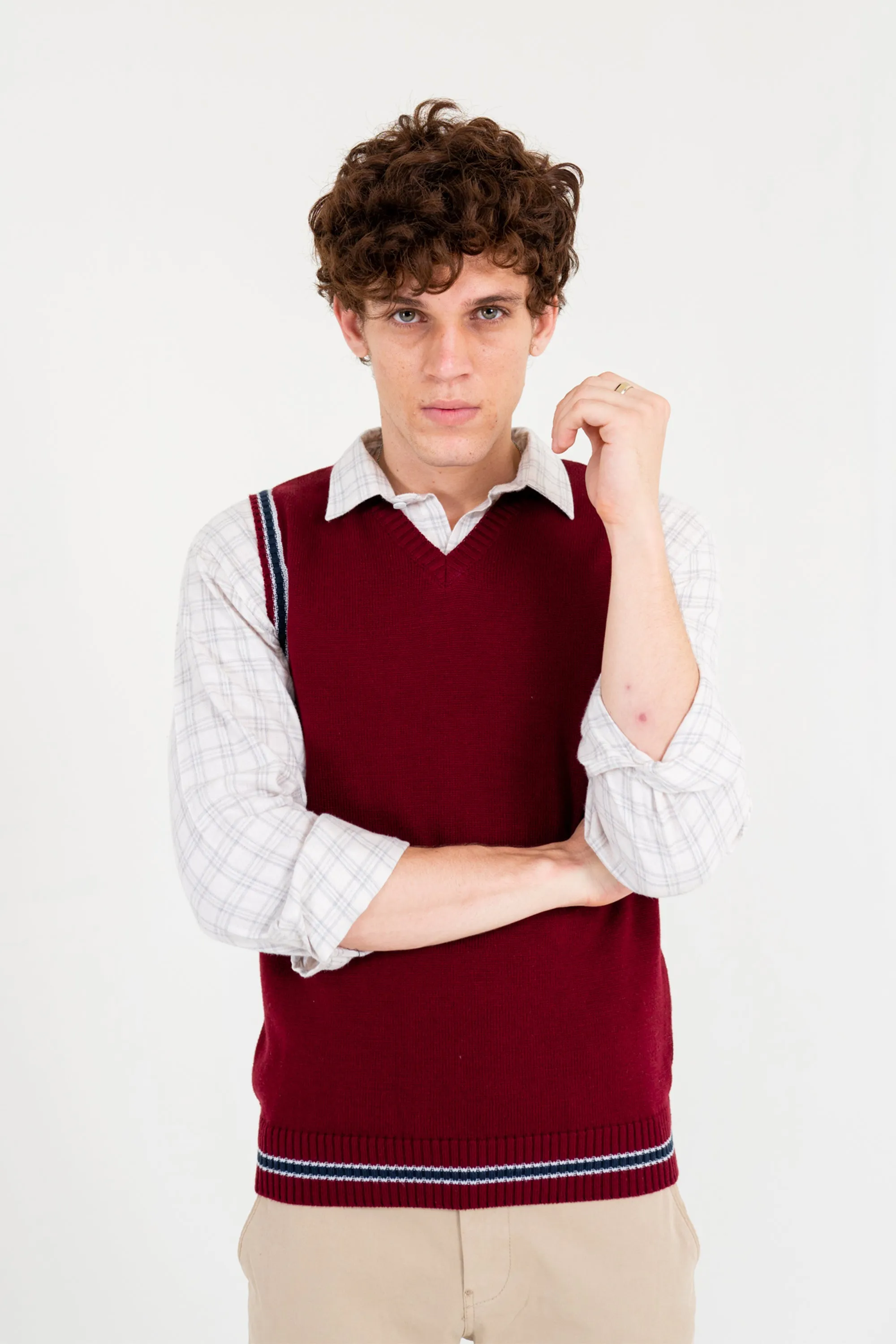 Maroon Sweater Vest