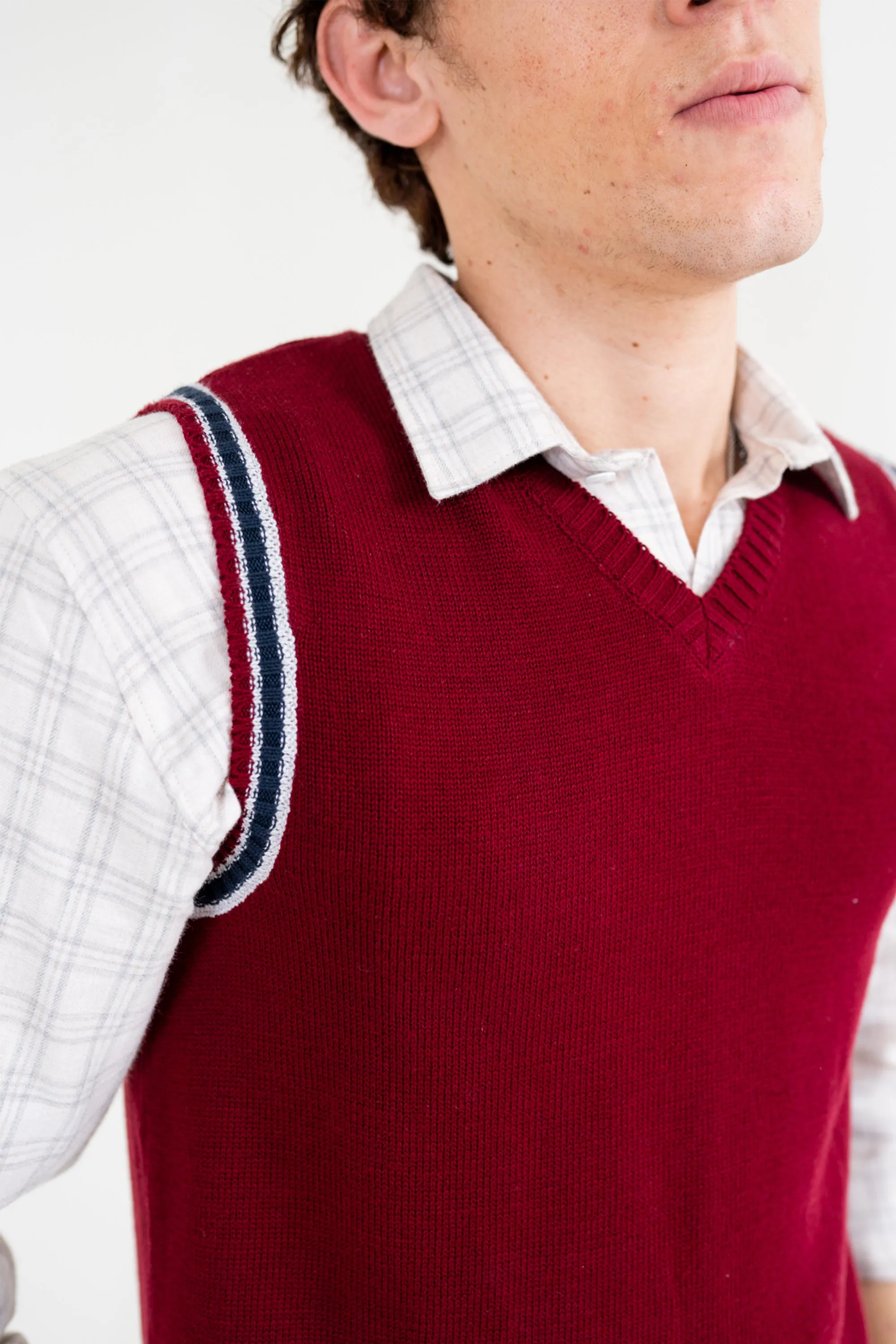 Maroon Sweater Vest