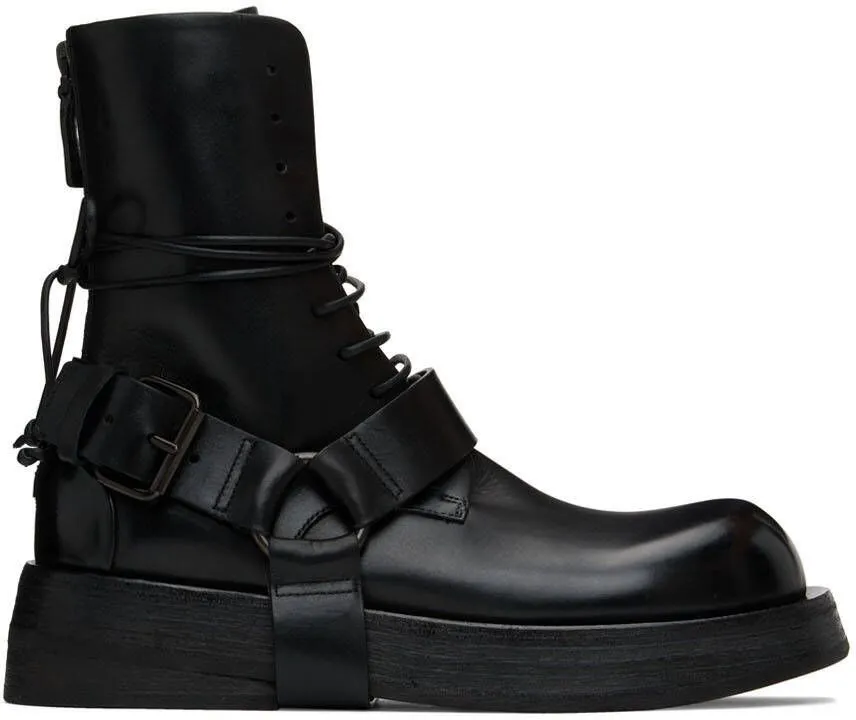 Marsèll Black Musona Ankle Boots