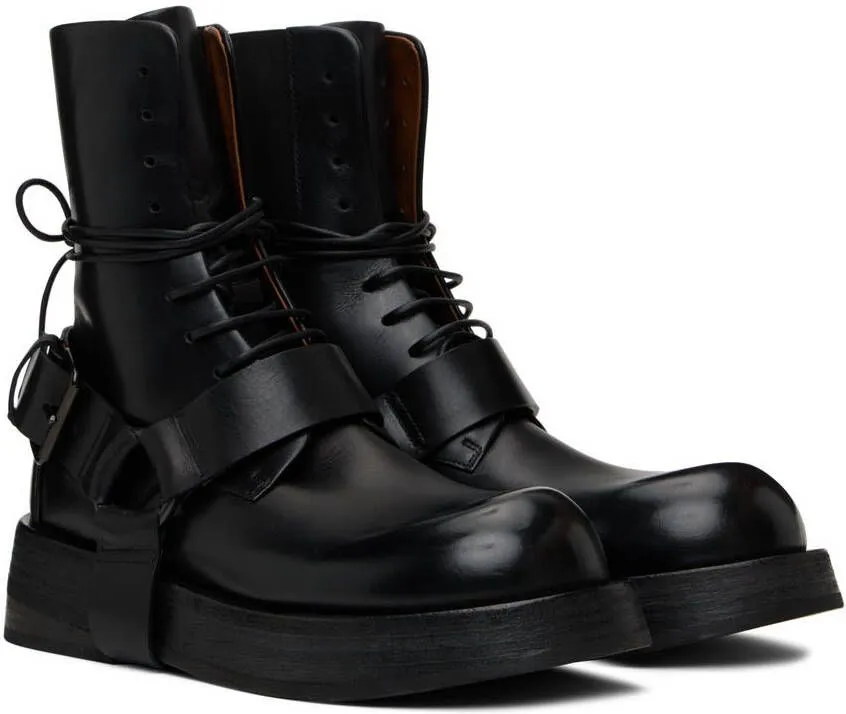 Marsèll Black Musona Ankle Boots