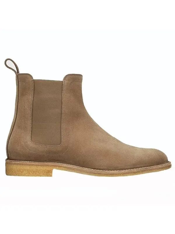 Martin Suede Chelsea Boots: High-Quality Leather Boots