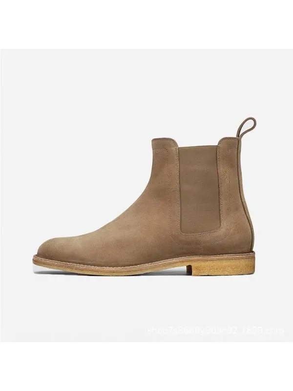 Martin Suede Chelsea Boots: High-Quality Leather Boots