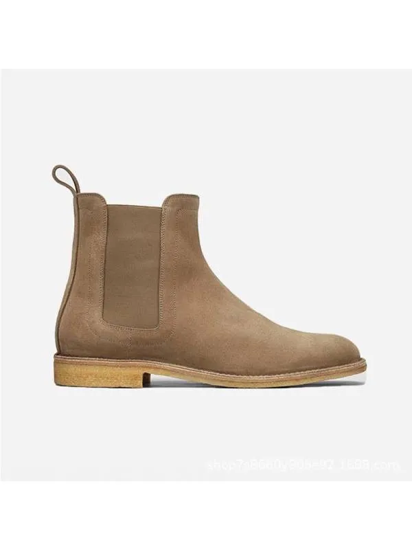 Martin Suede Chelsea Boots: High-Quality Leather Boots