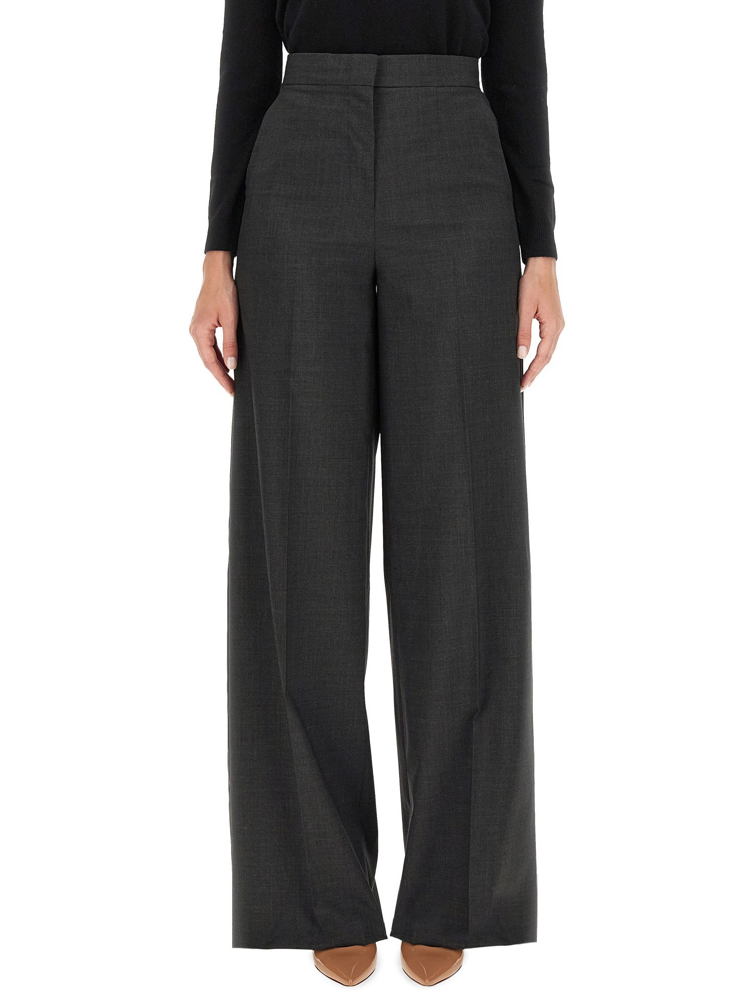 Max Mara wool wide leg pants