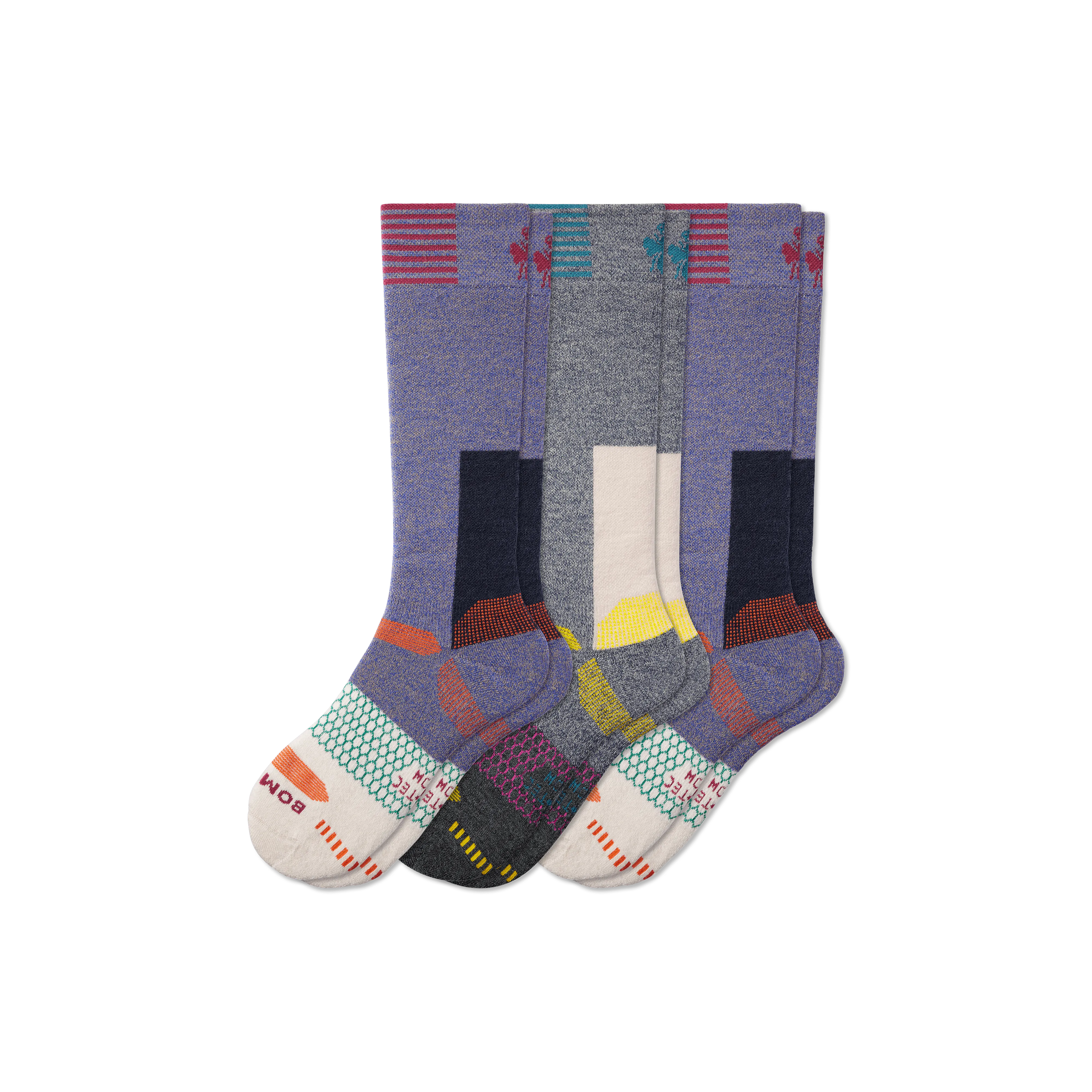 Men's Merino Wool Ski Socks 3-Pack