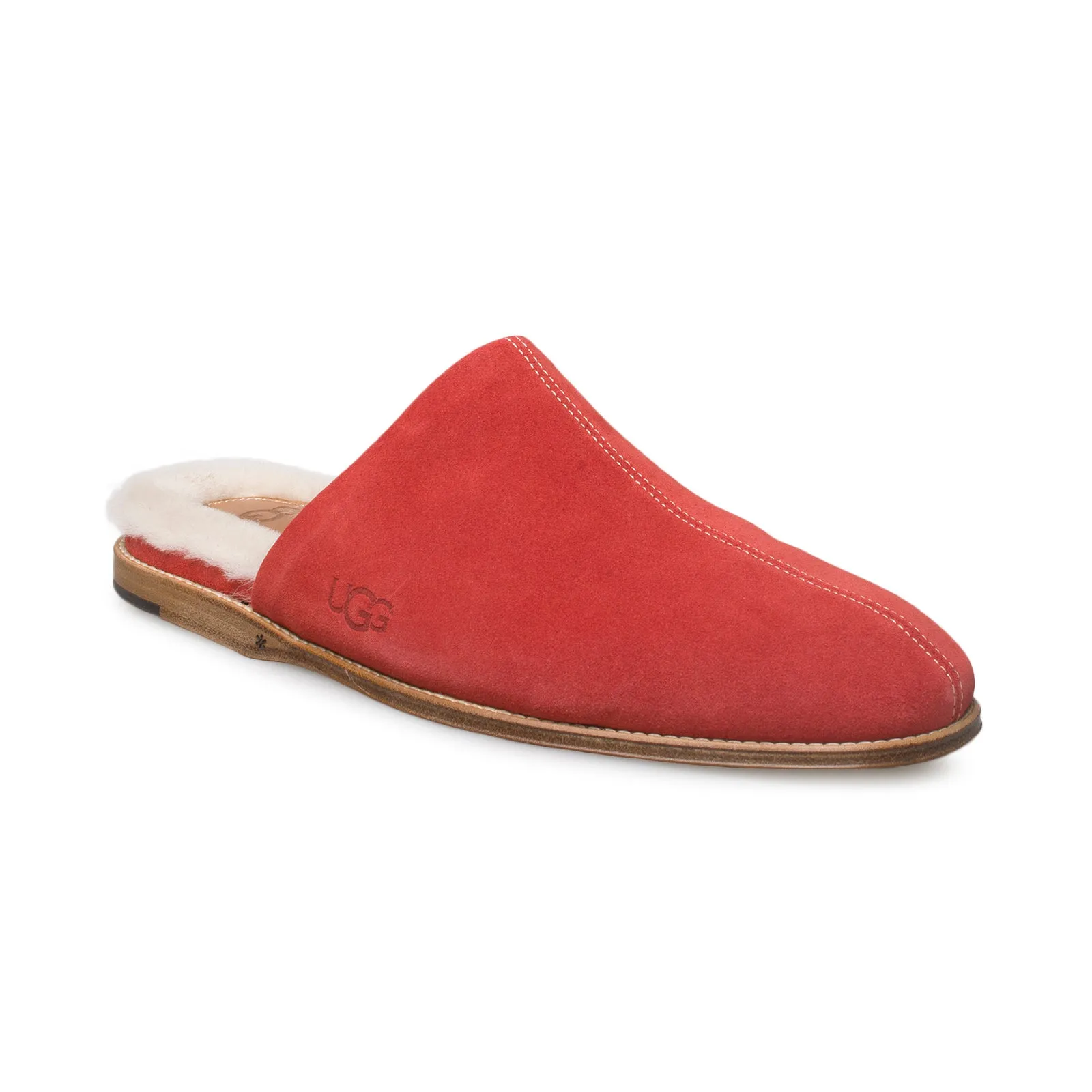 Men's UGG Chateau Slip On Samba Red Slippers