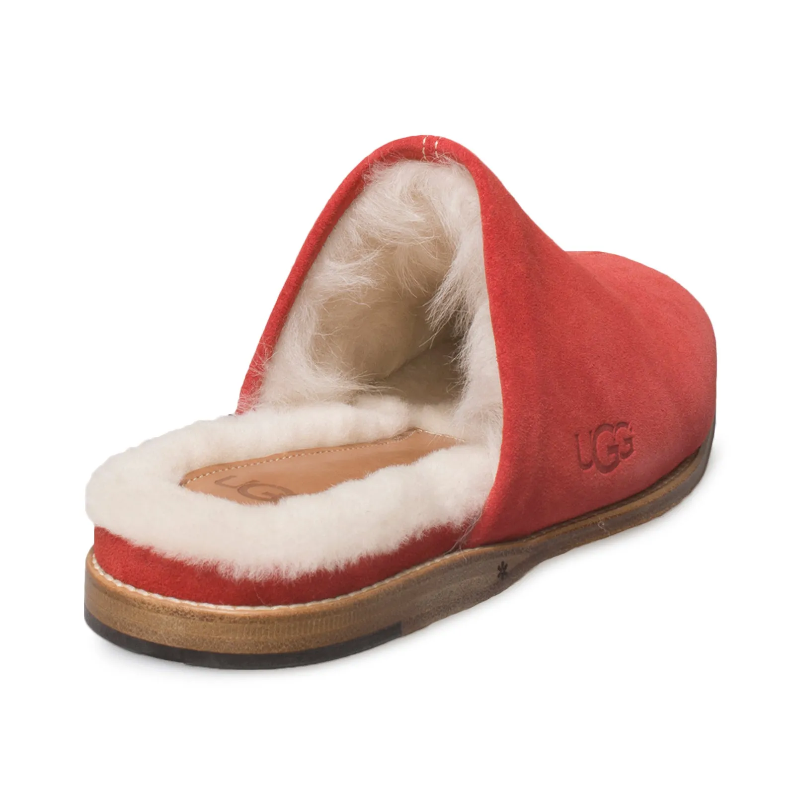 Men's UGG Chateau Slip On Samba Red Slippers