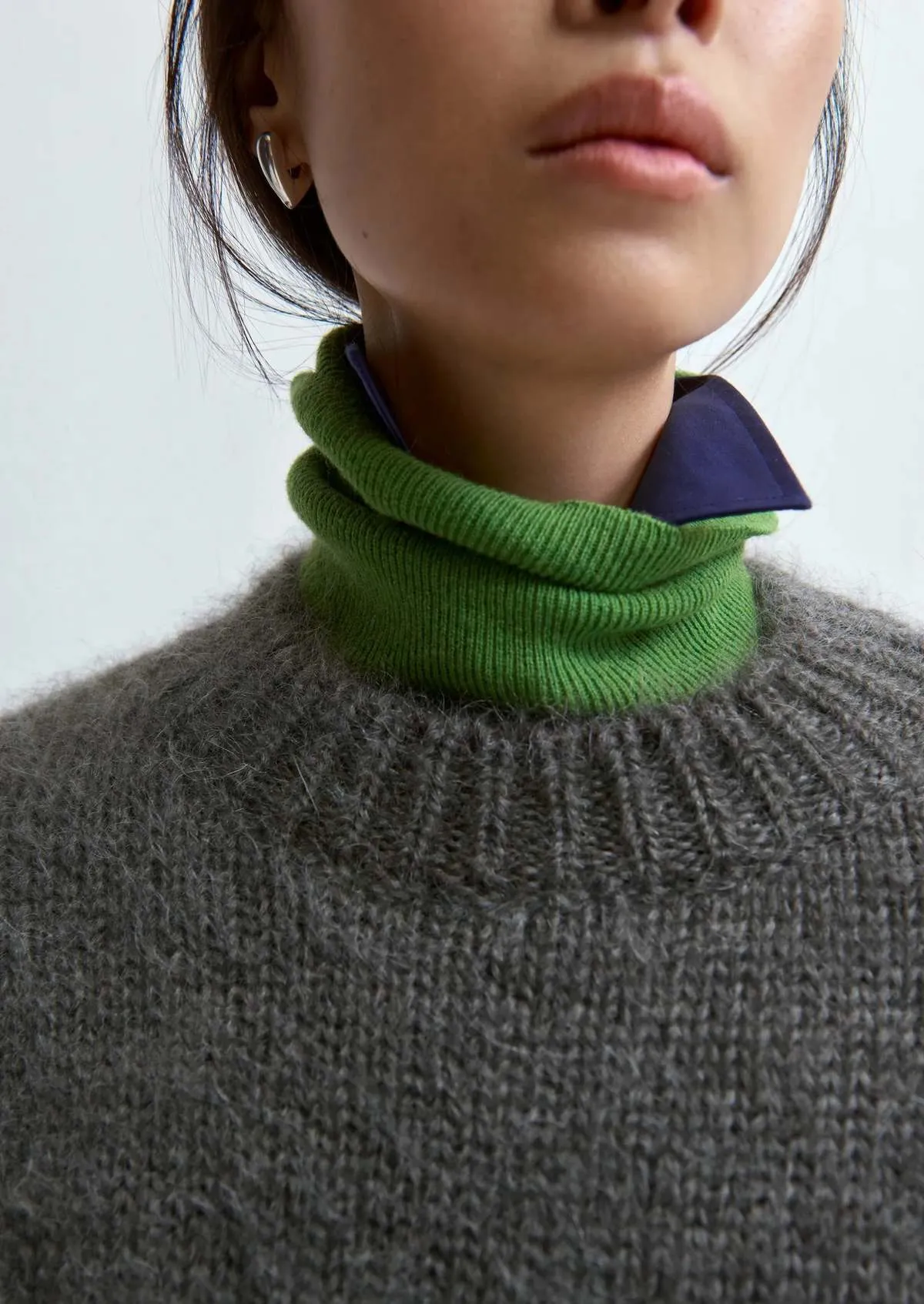 Merino Wool Turtleneck Sweater - Herba