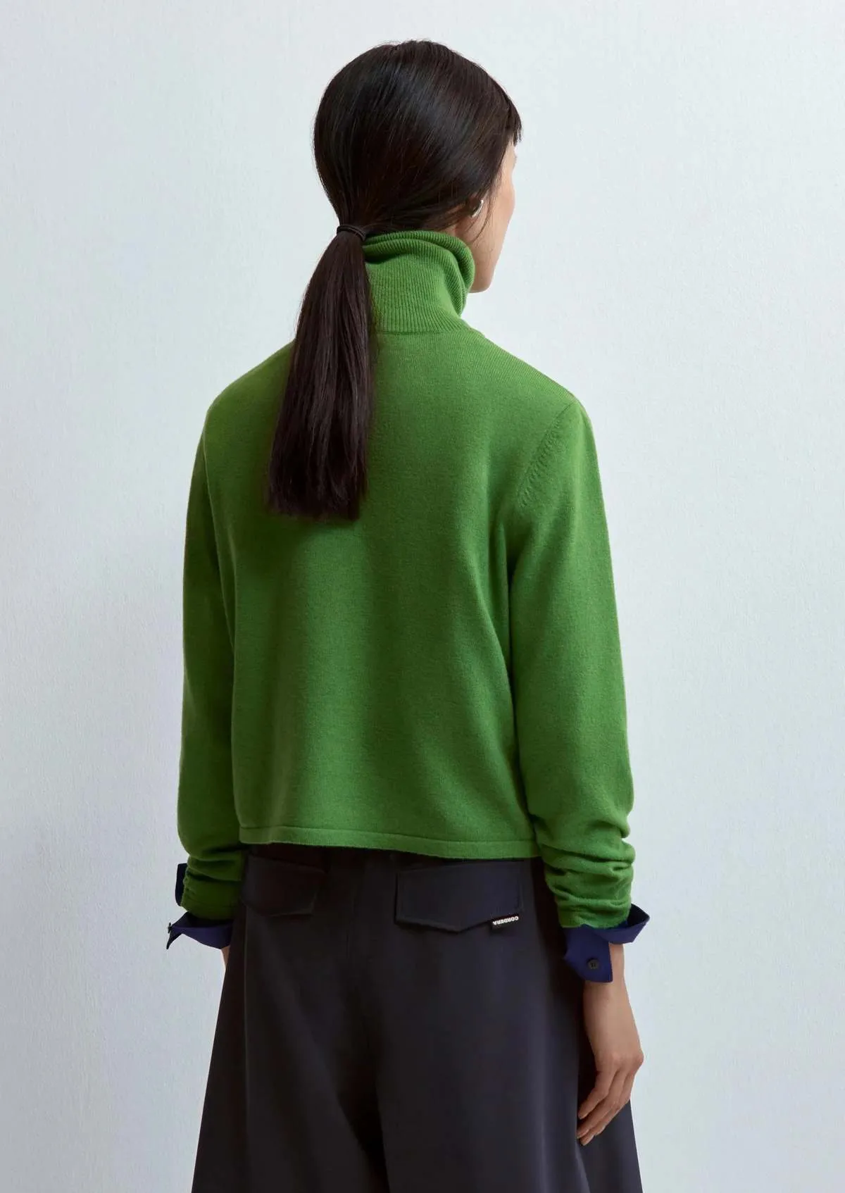 Merino Wool Turtleneck Sweater - Herba