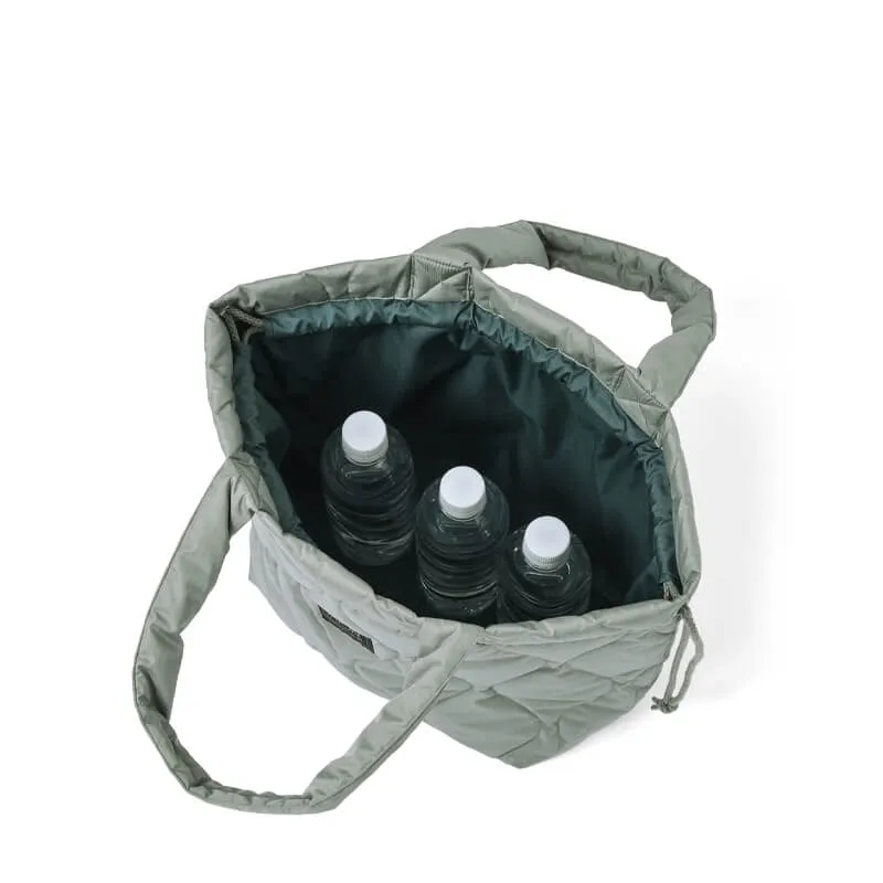 Military Down Tote Bag M - Dark Sage Green